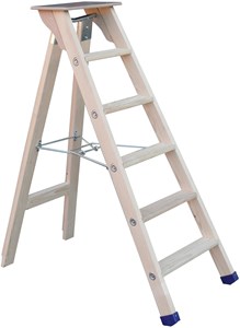 Escabeau bois 5 marches