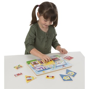 Puzzle sonore - autour de la maison