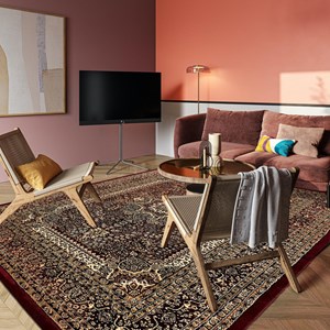 Tapis orient style 300x400 rouge