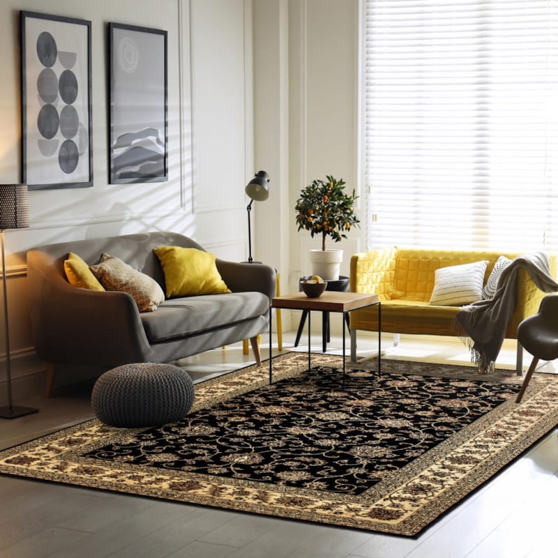 Un Amour de Tapis - Tapis orient style 120x170 noir