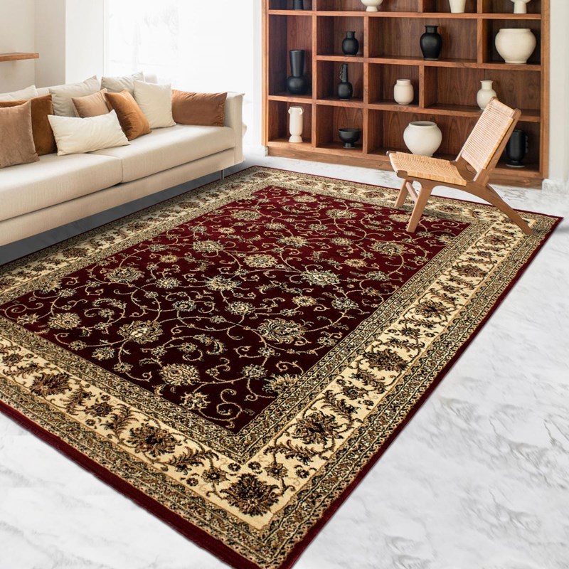 Tapis orient style 300x400 rouge