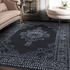 Tapis orient style 80x150 gris