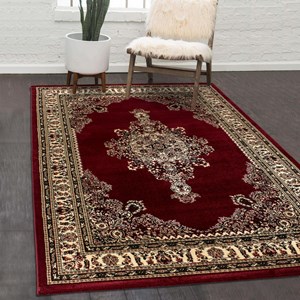Tapis orient style 240x340 rouge
