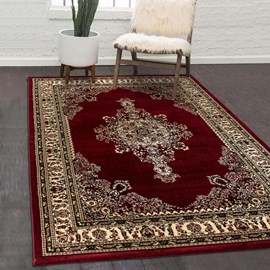 Tapis orient style 300x400 rouge