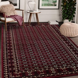 Tapis orient style 160x230 rouge