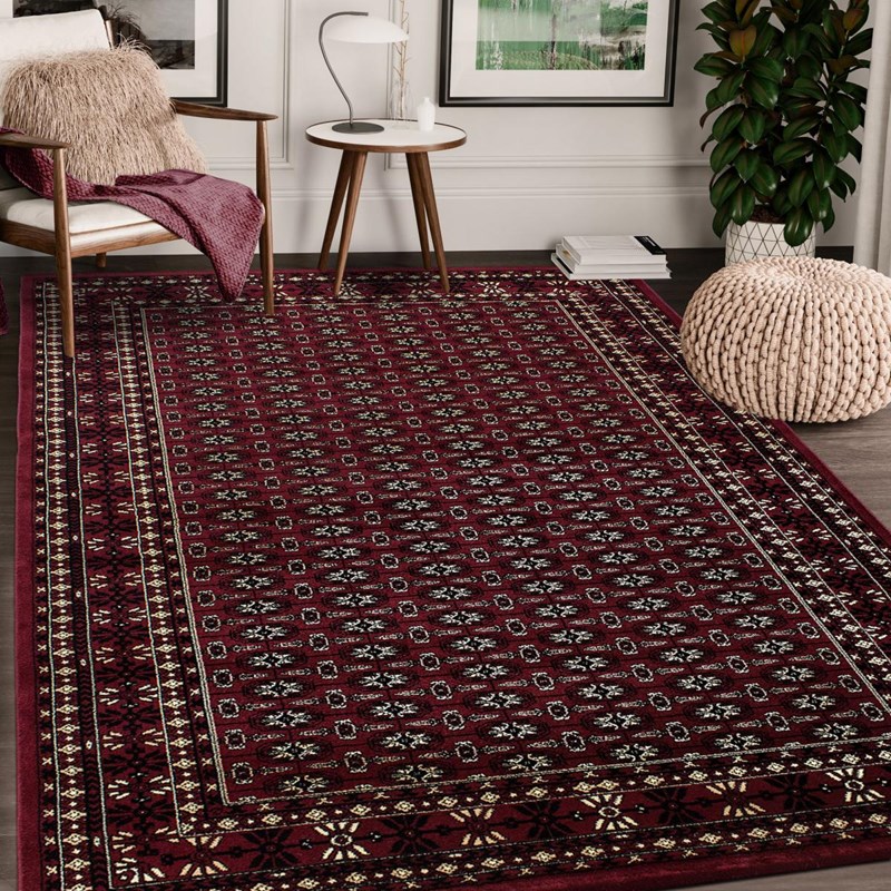 Tapis orient style 300x400 rouge