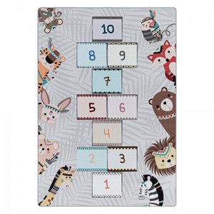 Tapis enfant 100x150 gris