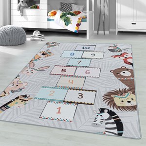 Tapis enfant 140x200 gris