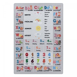 Tapis enfant 140x200 gris