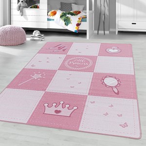 Tapis enfant 120x170 rose