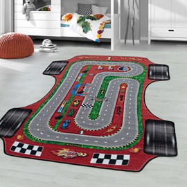 Tapis enfant 120x170 rouge