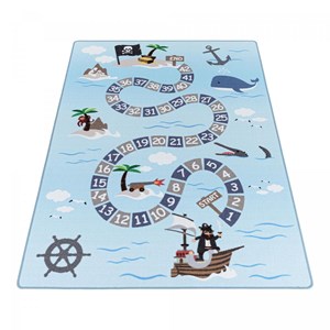 Tapis enfant 160x230 bleu