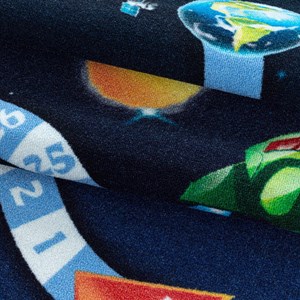 Tapis enfant 80x120 bleu