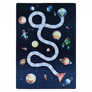 Tapis enfant 120x170 bleu