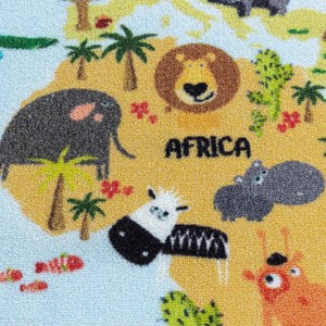 Tapis enfant 160x230 bleu