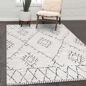 Tapis berbère style 160x230 crème