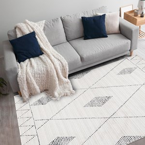 Tapis berbère style 120x170 crème