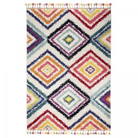 Tapis berbère style 200x290 multicolore