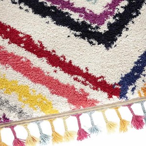 Tapis berbère style 200x290 multicolore