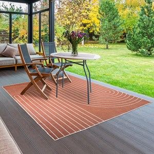 Tapis exterieur 200x290 orange