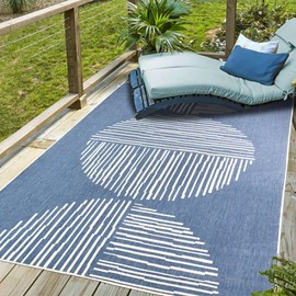 Tapis exterieur 160x230 bleu