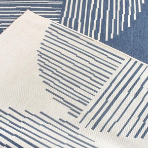 Tapis exterieur 200x290 bleu