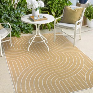 Tapis exterieur 200x290 jaune