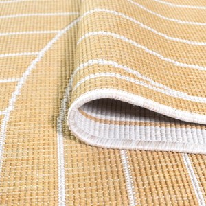 Tapis exterieur 200x290 jaune