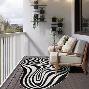 Tapis exterieur 120x170 noir