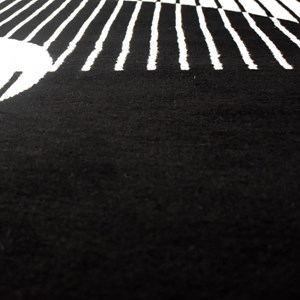 Tapis salon 80x150 noir