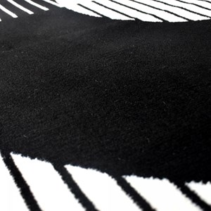 Tapis salon 80x150 noir