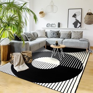 Tapis salon 200x290 noir