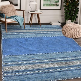 Tapis kilim 80x150 bleu