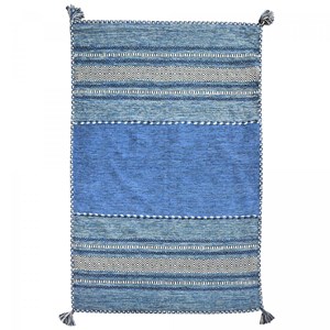 Tapis kilim 80x150 bleu