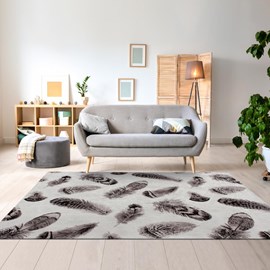 Tapis salon 200x280 gris