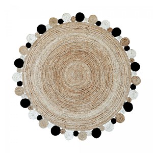 Tapis rond 150x150 rond beige