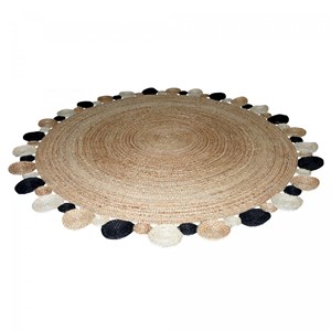 Tapis rond 150x150 rond beige