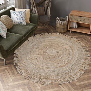 Tapis rond 80x80 rond beige