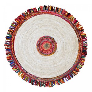 Tapis rond 150x150 rond multicolore
