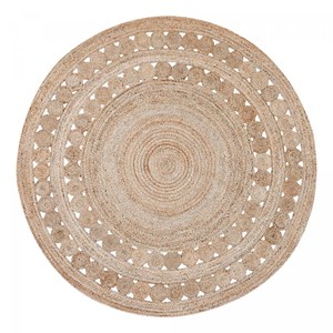 Tapis rond 120x120 rond beige