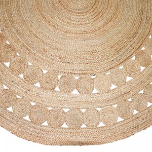 Tapis rond 120x120 rond beige