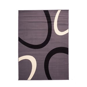 Tapis salon 160x225 gris