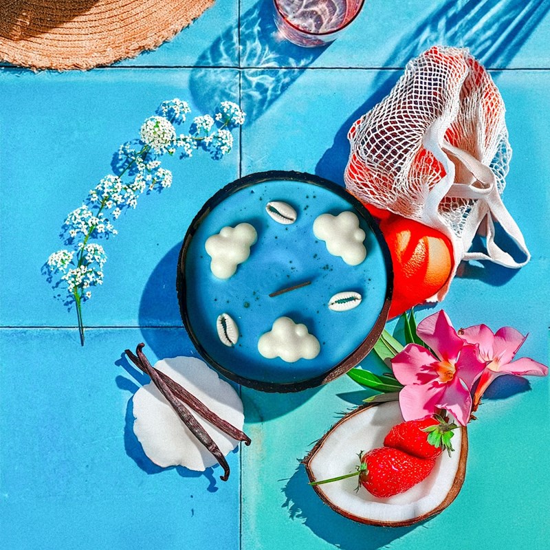 Bougie coco Mykonos - Fraise Coco