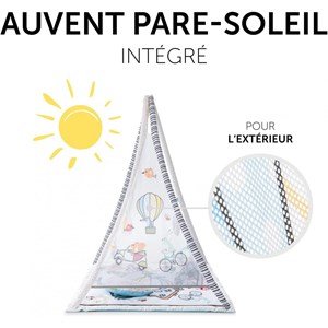 Tente 1st tent balloon ride blanc