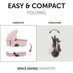 Poussette hauck rose