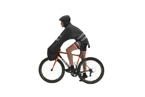 Poncho imperméable vélo réfléchissant