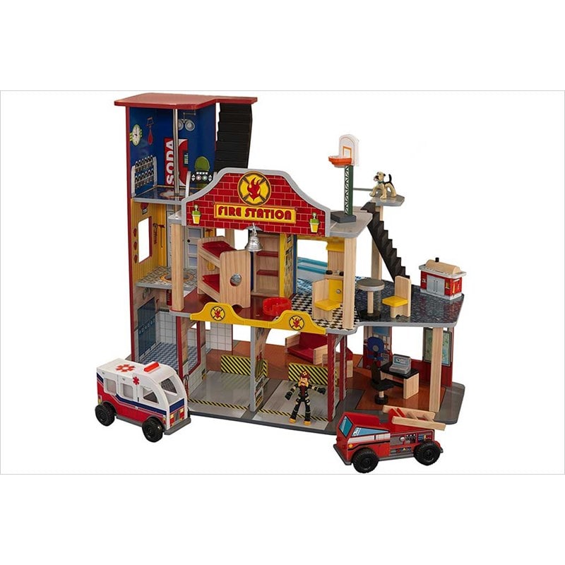 KidKraft - Caserne de pompiers en bois kidkraft