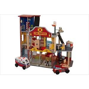 Caserne de pompiers en bois kidkraft