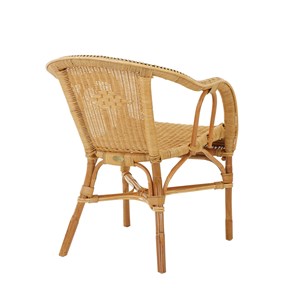 Fauteuil tim en osier