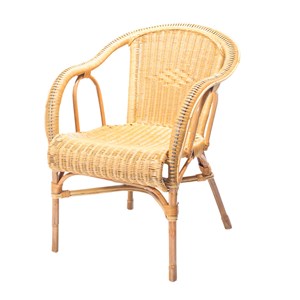Fauteuil tim en osier
